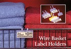 label holders for wire baskets and similar POP displays