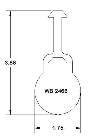 Wire Basket Label Holder