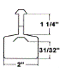 Wire Basket Label Holder