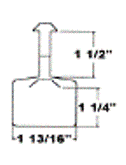 Wire Basket Label Holder