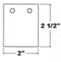 2 Hole Tag