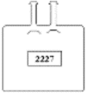Wire Basket Label Holder