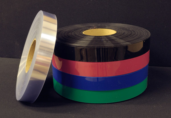 500' x .010",transparent color shelf strip roll