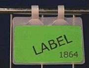 Wire Basket Label Holder