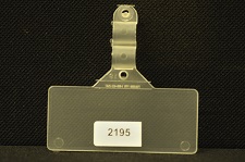 Snap-On Wire Basket Label Holder